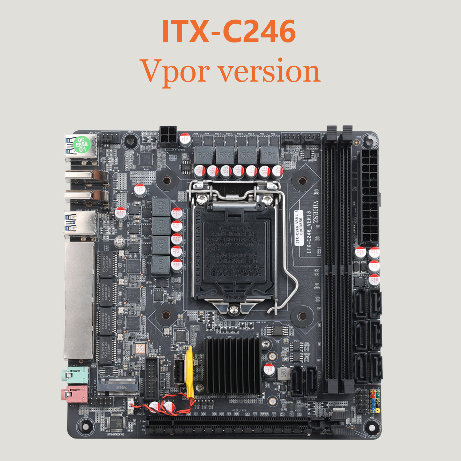 Nas Motherboard 8 Sata Mini Itx - C246 Mini-ITX Moederbord 8 Bay NAS