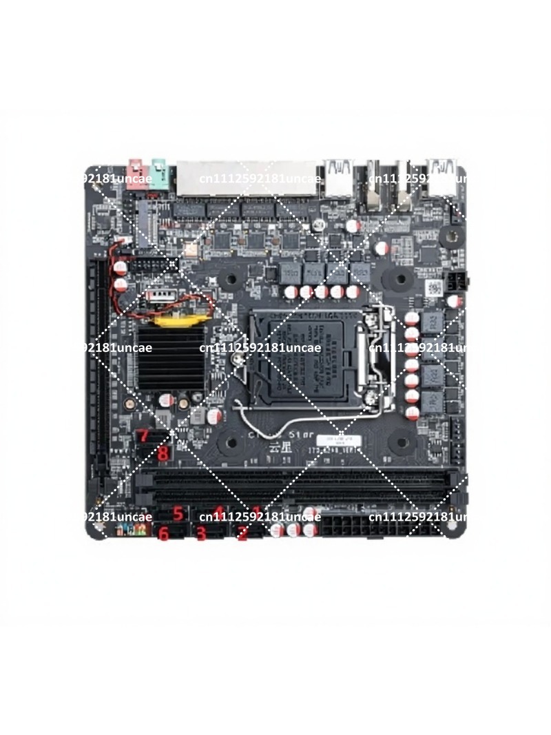 Nas Motherboard 8 Sata Mini Itx - Mini ITX moederbord voor 8e en