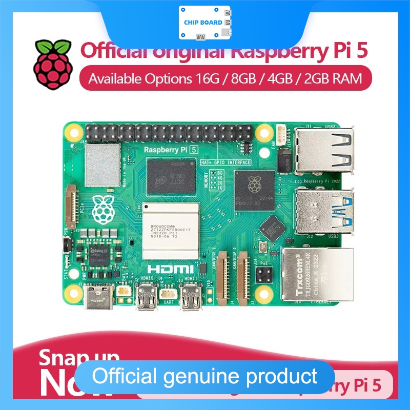 Raspberry Pi 5 8Gb Board - Officiële Raspberry Pi 5 single board