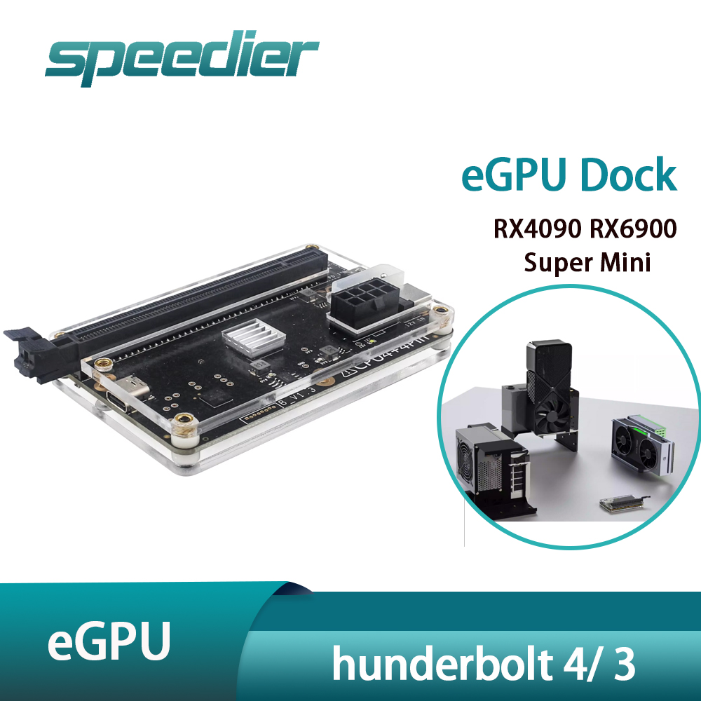 Thunderbolt 4 Egpu Dock Mini Pc - Thunderbolt 4 3 eGPU Dock Externe