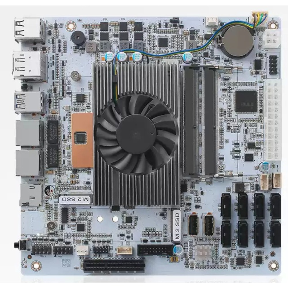 Nas Motherboard 8 Sata Mini Itx - Mini-ITX Wit M11 NAS Moederbord I5-8265U