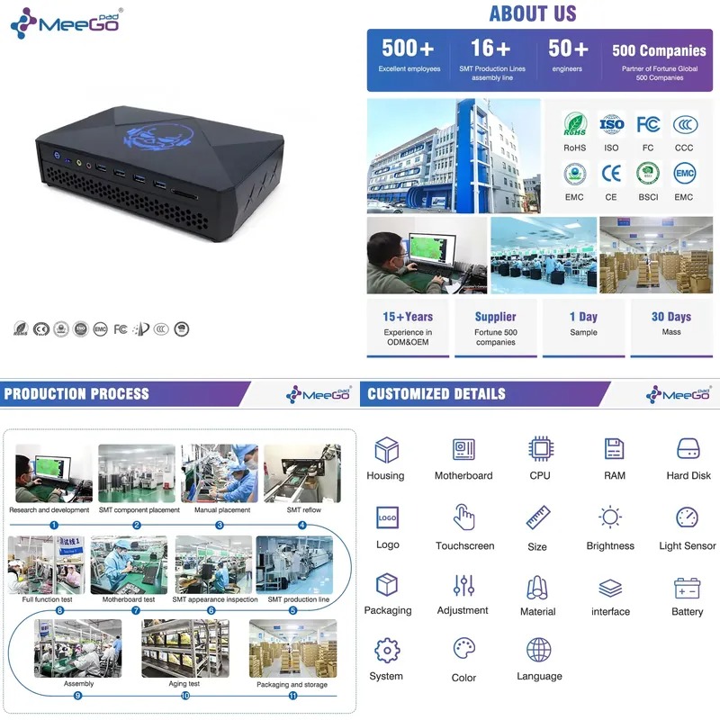 Mini Pc Rtx 4060 Ddr5 - Hot Sale Meegopad G10T 14e generatie