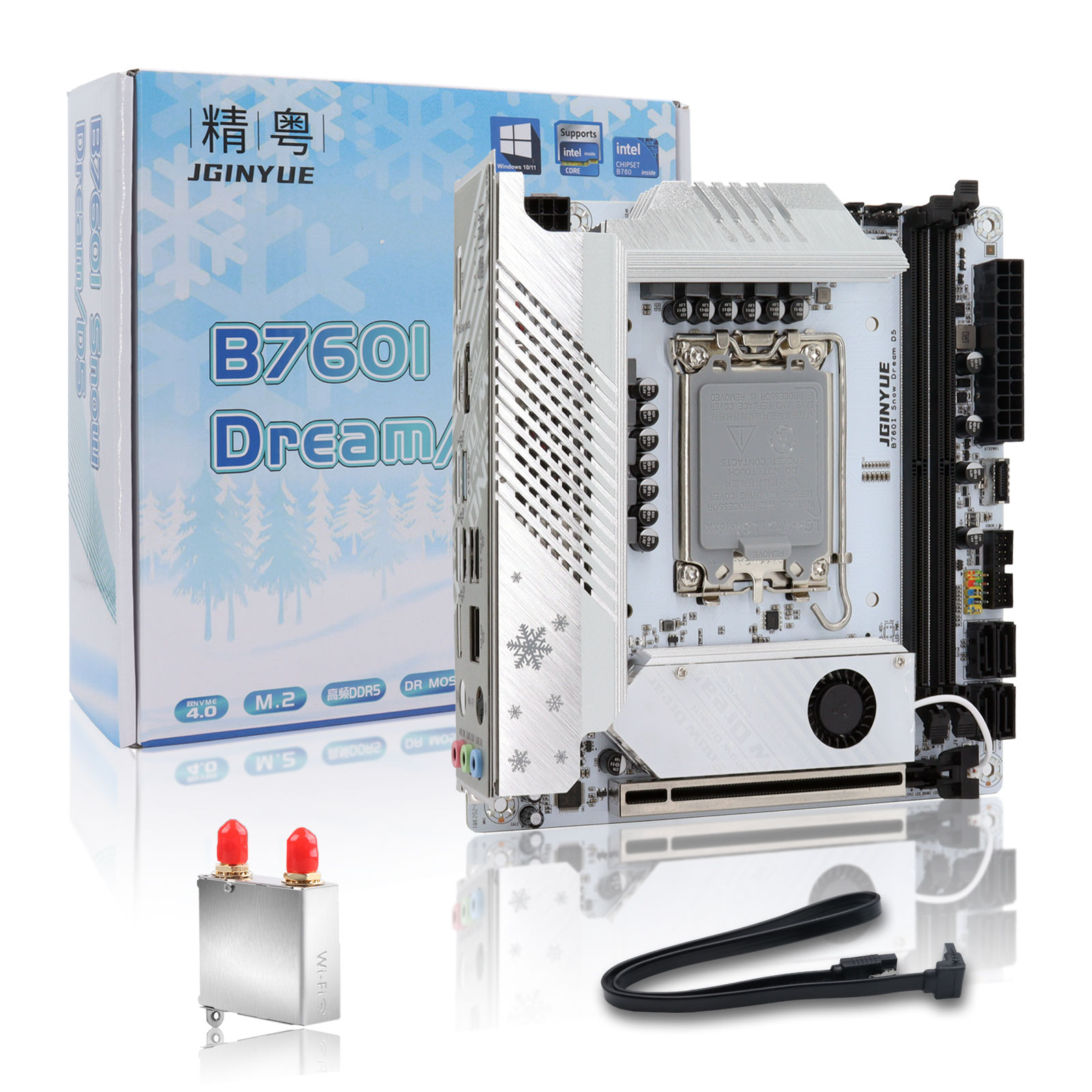 Lga1700 Itx Motherboard Ddr5 - JGINYUE B760 Moederbord Mini ITX LGA