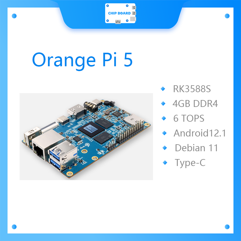Rockchip Rk3588 Development Board - Oranje Pi 5 4Gb RK3588S, Pcie