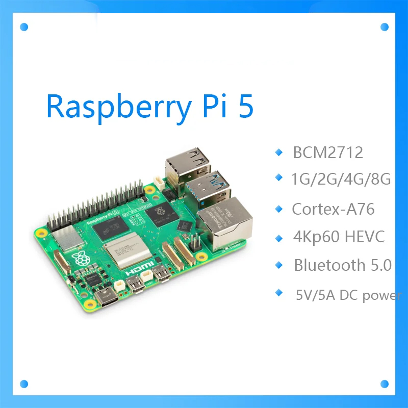 Raspberry Pi 5 8Gb Board - Officiële Originele Raspberry Pi 5 Cortex-A76