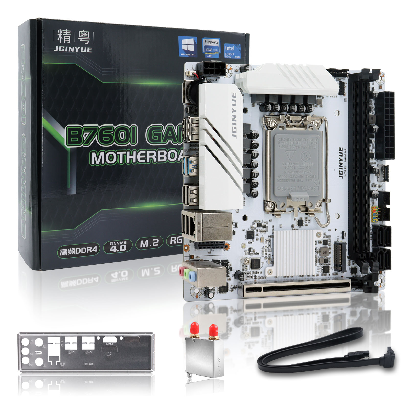 Lga1700 Itx Motherboard Ddr5 - JGINYUE B760 Moederbord LGA 1700 Ondersteuning