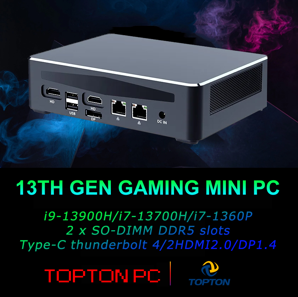 Intel Core I9 13900H Mini Pc - Krachtige desktopcomputer met Core i9 13900H