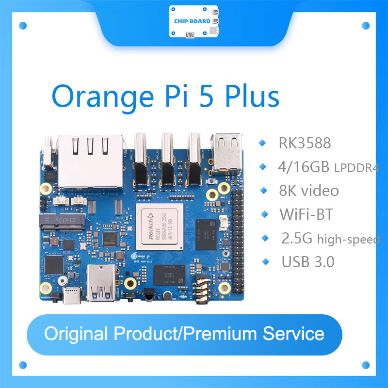 Rockchip Rk3588 Development Board - Oranje Pi 5 Plus Single Board