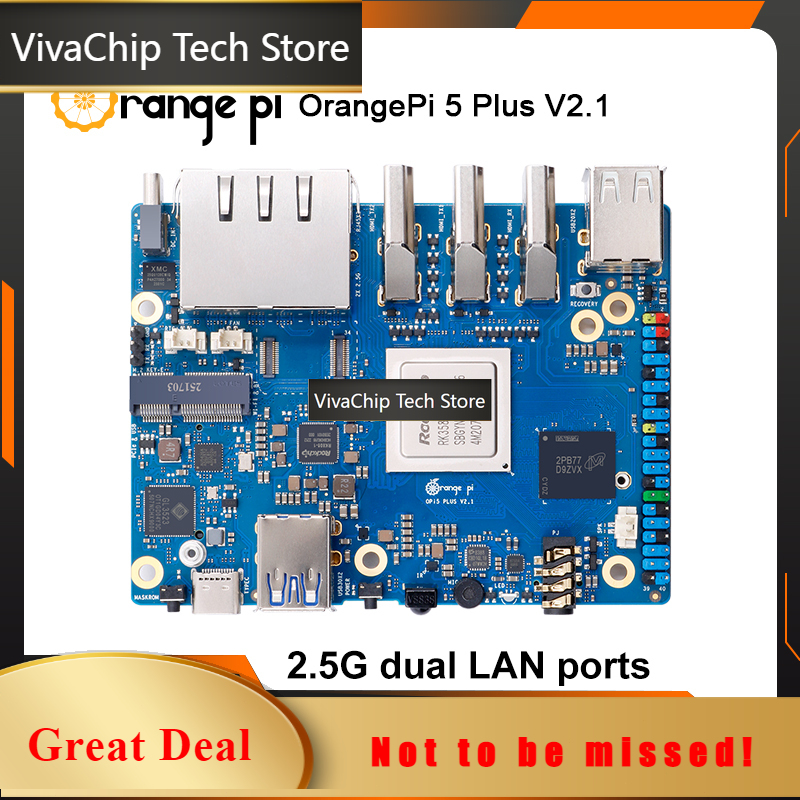 Orange Pi 5 Plus 16Gb - VivaCTOrange Pi 5 Plus V2.1 Versie