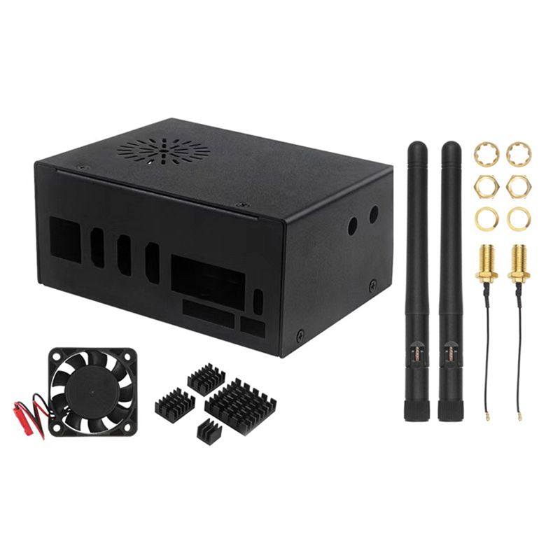 Orange Pi 5 Plus 16Gb - A29F-Metal Case Hoge Kwaliteit Behuizing voor