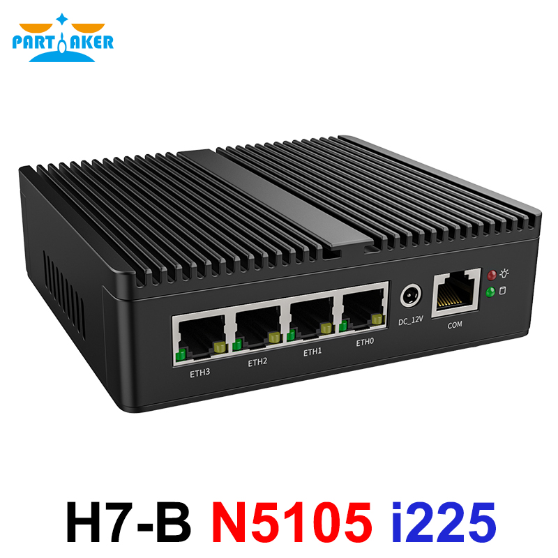 Partaker Mini PC N5105 N150 J4 - Pfsense Firewall Router 2.5G 4 I226 recensie en prijs
