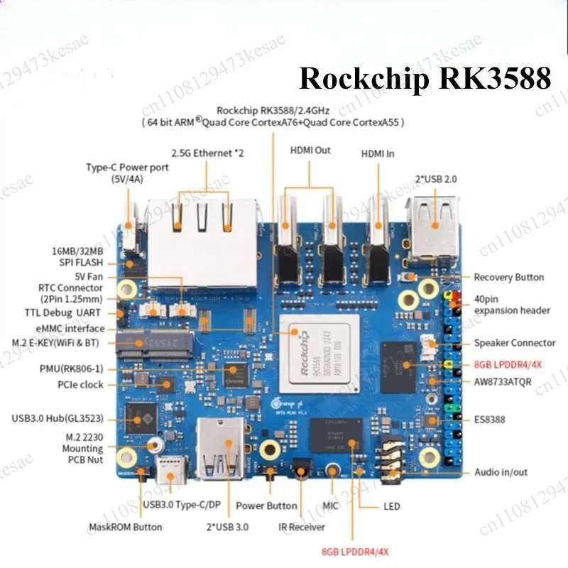 Orange Pi 5 Plus RK3588 SBC 16 - Orange Pi 5 Plus 16Gb recensie en prijs