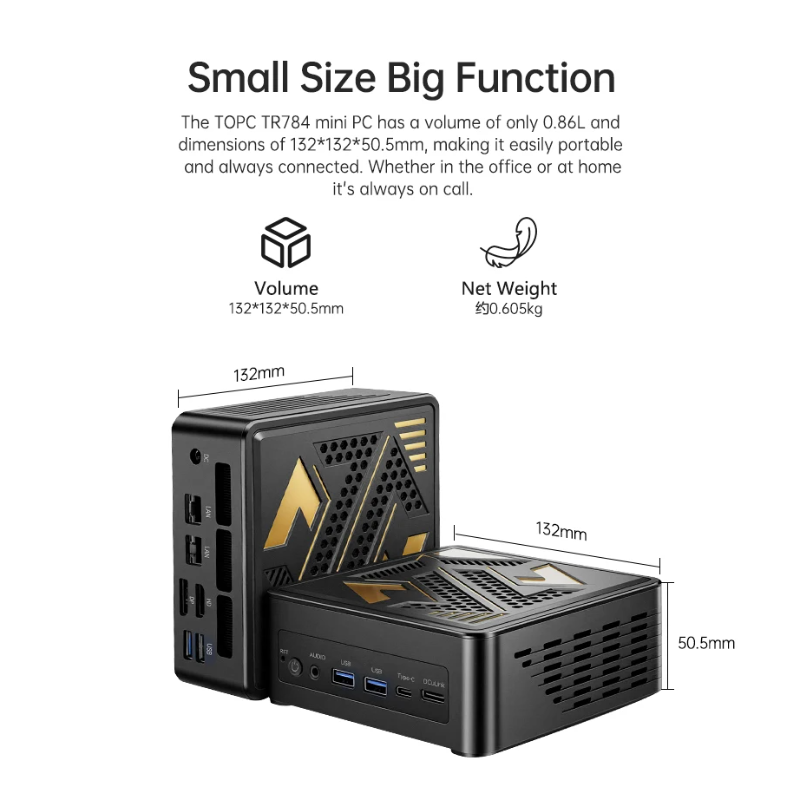 TOPC OCuLink Mini PC Ryzen 7 7 - Amd Ryzen 7 7840Hs Mini Pc recensie en prijs