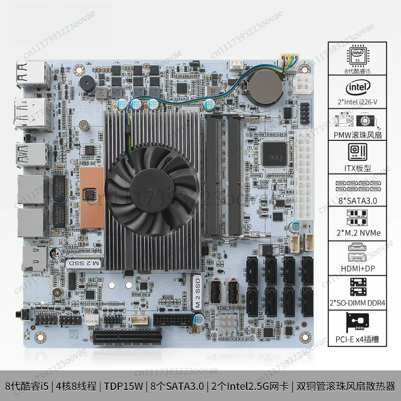 Df 8 Bay NAS Moederbord I5-826 - Nas Motherboard 8 Sata Mini Itx recensie en prijs