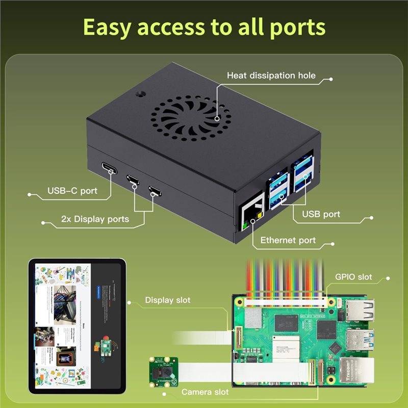 AS95-For Irasptek Starter Kit  - Raspberry Pi 5 8Gb Board recensie en prijs