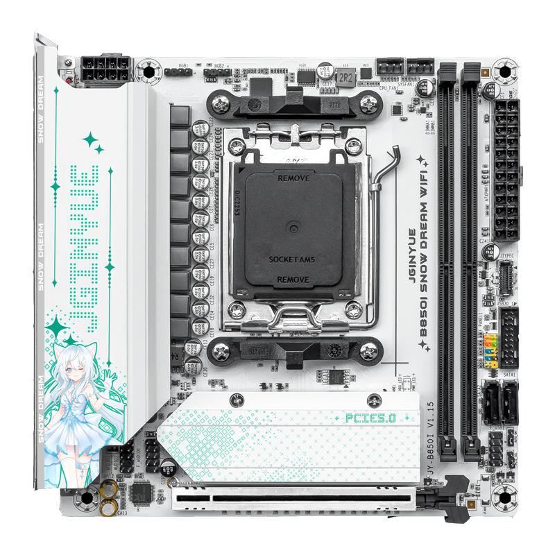 JGINYUE B850i Snow Dream WiFi- - Nas Motherboard 8 Sata Mini Itx recensie en prijs