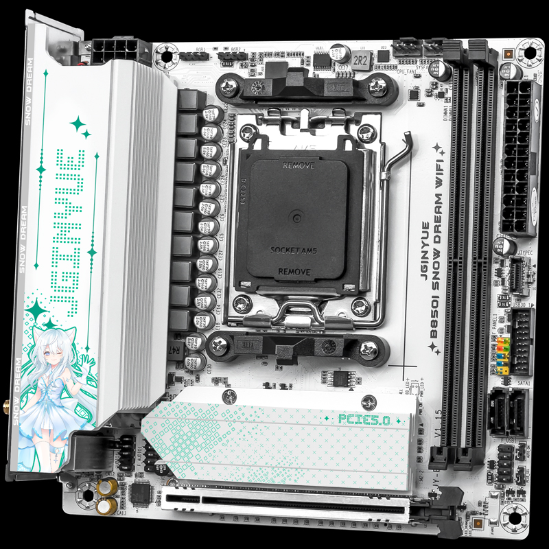 JGINYUE B850i Snow Dream WiFi- - Nas Motherboard 8 Sata Mini Itx recensie en prijs