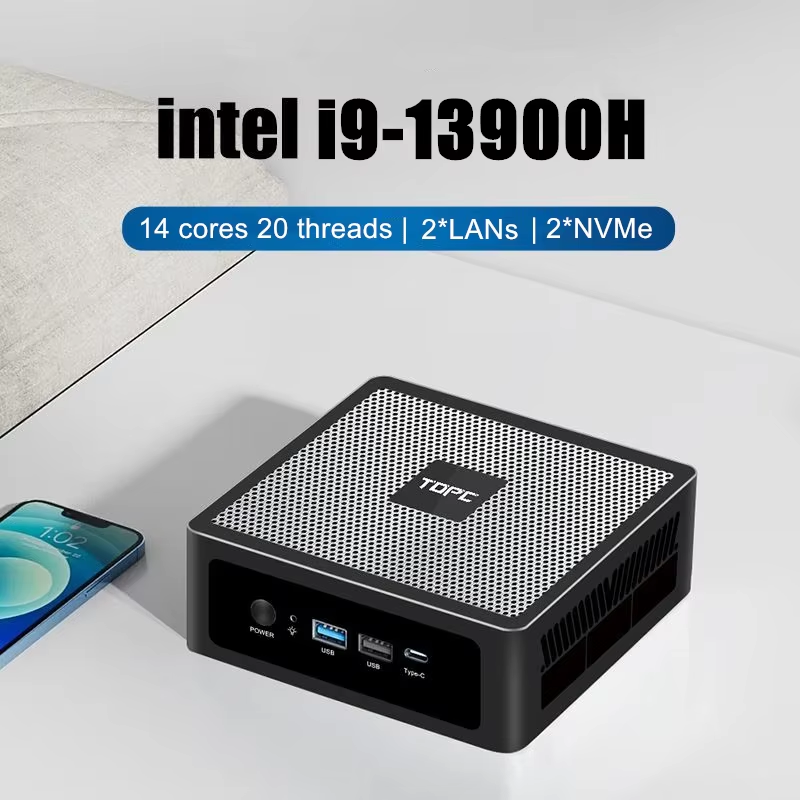 Topton Gaming Mini PC 13e gene - Intel Core I9 13900H Mini Pc recensie en prijs