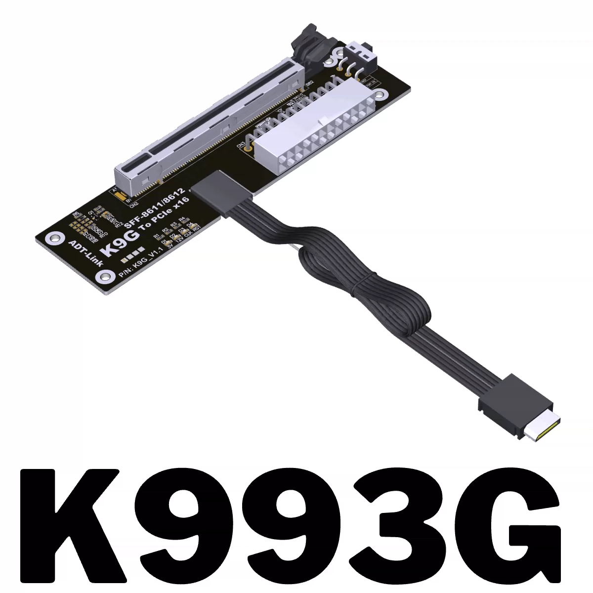 K993G-BK7 PCI-E 5.0 x4 naar OC - Oculink Egpu Mini Pc recensie en prijs