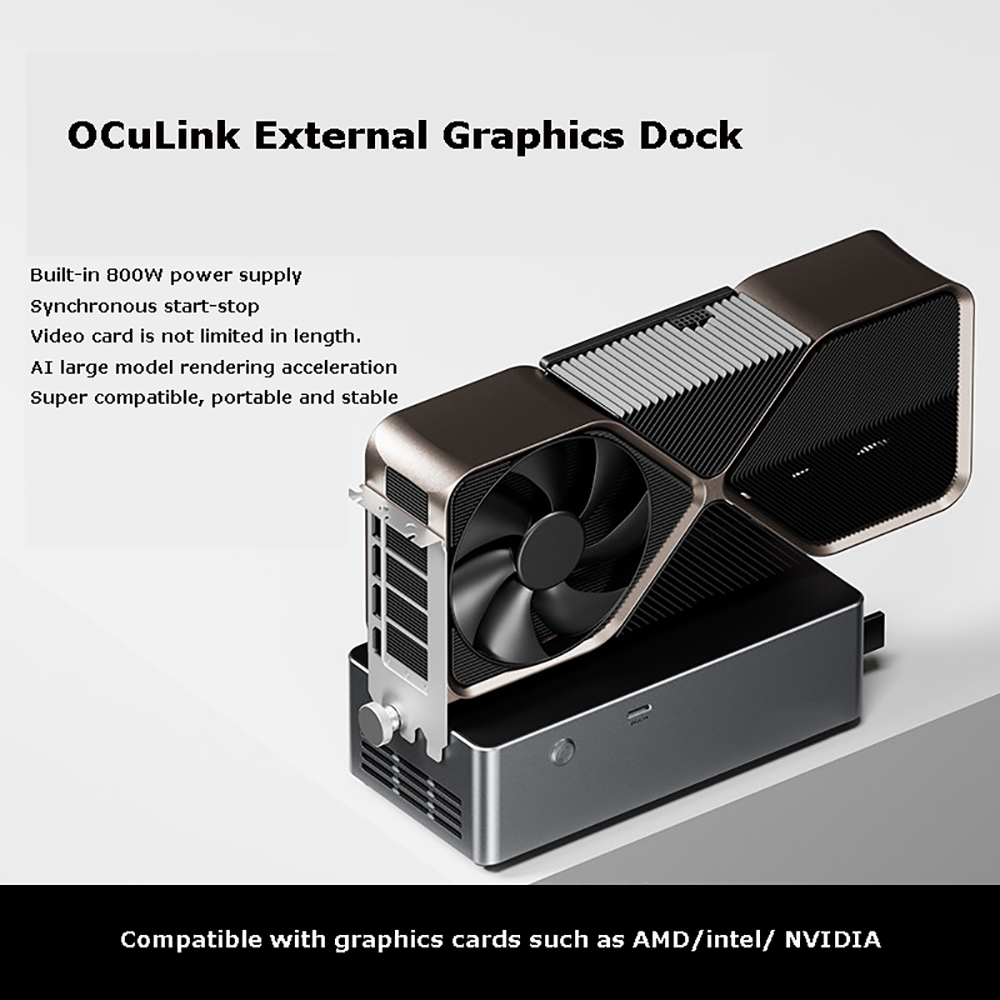 AG02/AG01 EGPU Dock met OCuLin - Oculink Egpu Mini Pc recensie en prijs