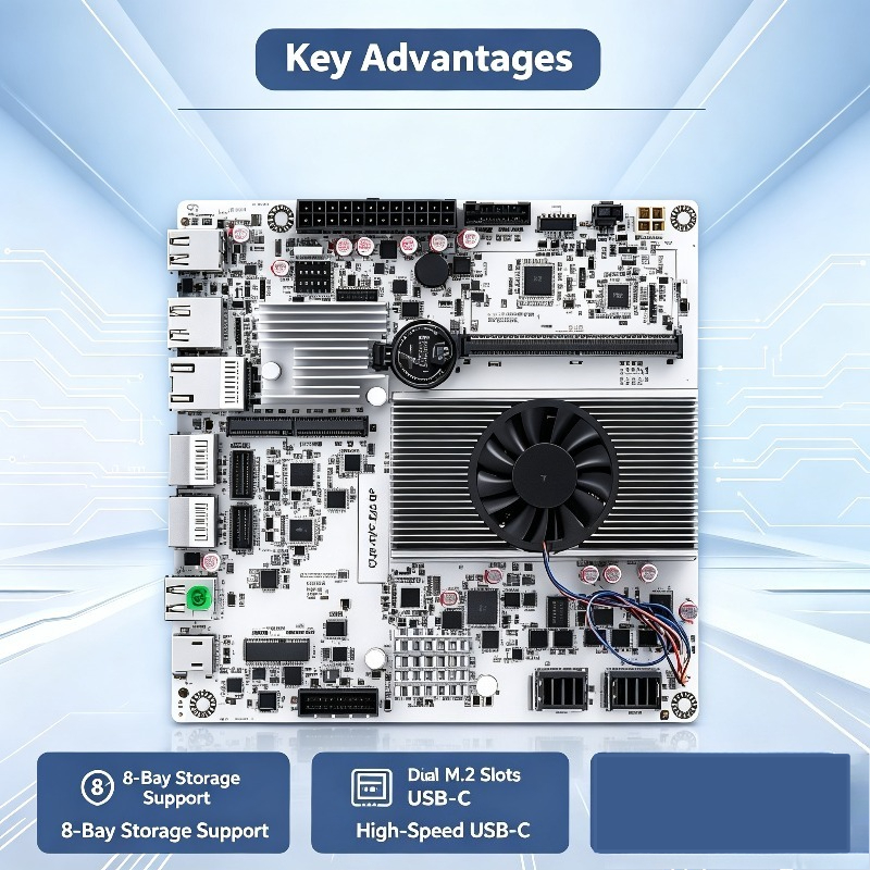 Mini ITX NAS-moederbord met N1 - Nas Motherboard 8 Sata Mini Itx recensie en prijs