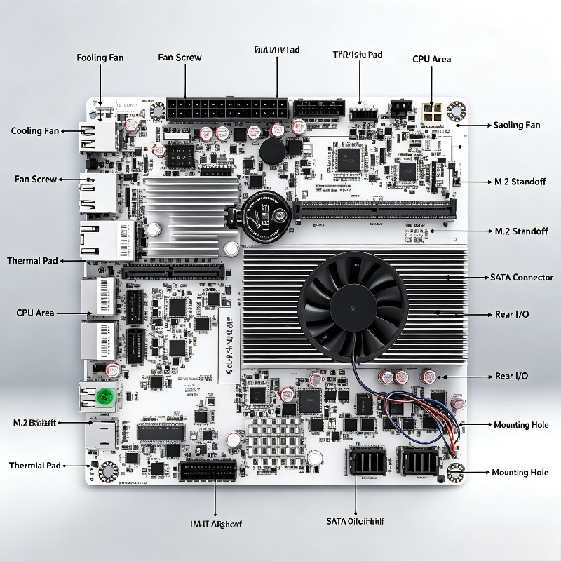 Mini ITX NAS-moederbord met N1 - Nas Motherboard 8 Sata Mini Itx recensie en prijs