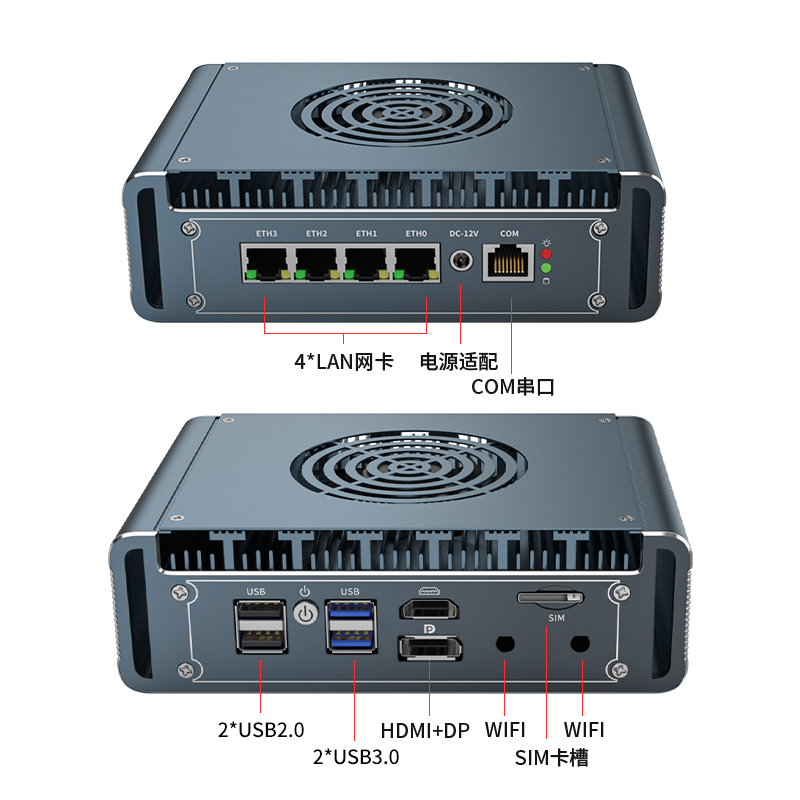 2.5G Fan Mini PC Router 13620H - Pfsense Firewall Router 2.5G 4 I226 recensie en prijs