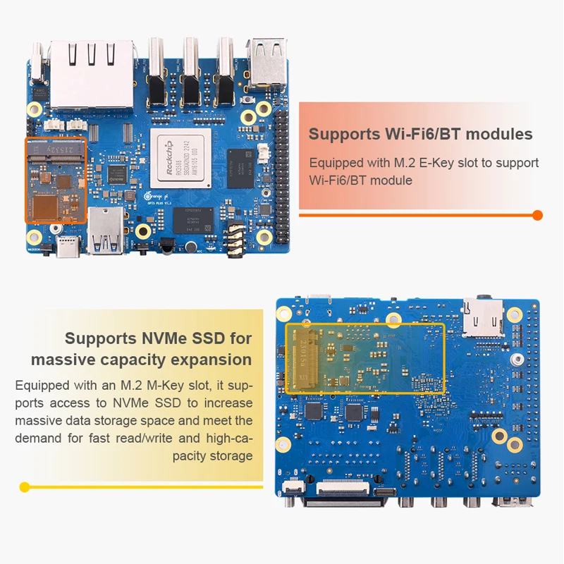 Oranje Pi 5 Plus 4 8 16 GB RAM - Orange Pi 5 Plus 16Gb recensie en prijs