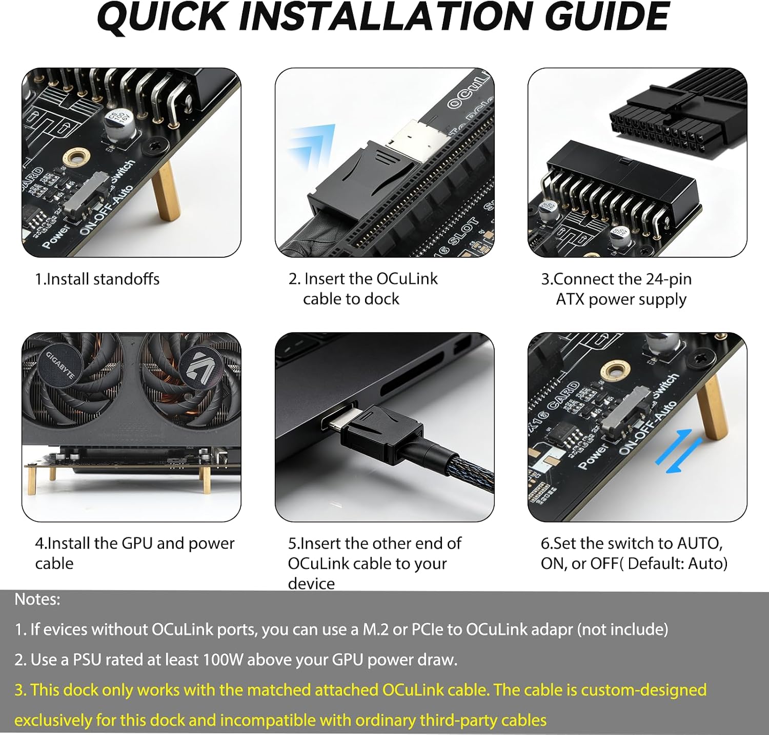 OCuLink PCIe 4.0 X4 64Gbps SFF - Oculink Egpu Mini Pc recensie en prijs