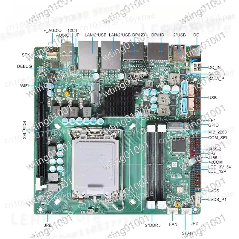 13e generatie Mini ITX moederb - Lga1700 Itx Motherboard Ddr5 recensie en prijs