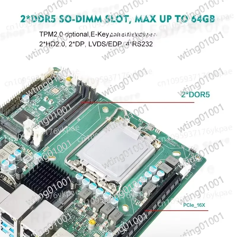 13e generatie Mini ITX moederb - Lga1700 Itx Motherboard Ddr5 recensie en prijs
