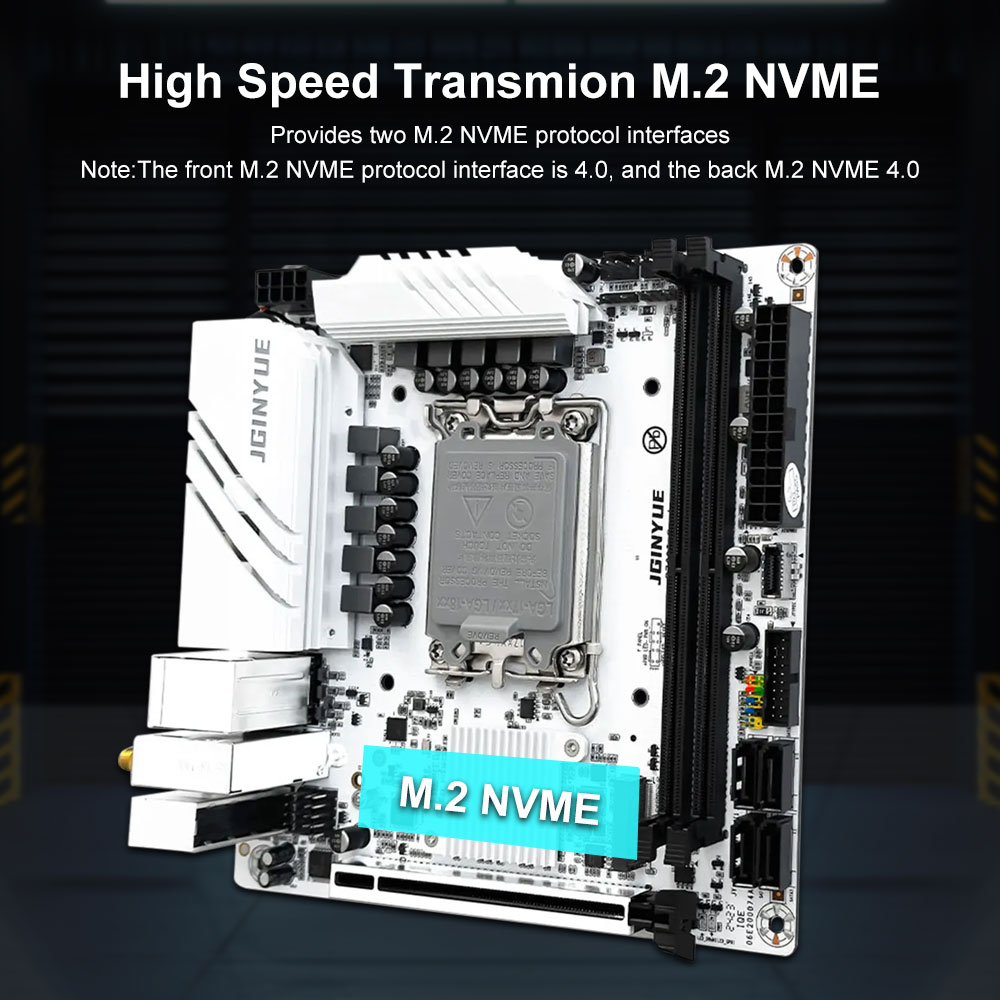 JGINYUE B760 Moederbord LGA 17 - Lga1700 Itx Motherboard Ddr5 recensie en prijs