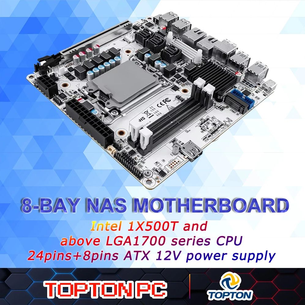8-bay NAS Mini ITX-moederbord  - Nas Motherboard 8 Sata Mini Itx recensie en prijs