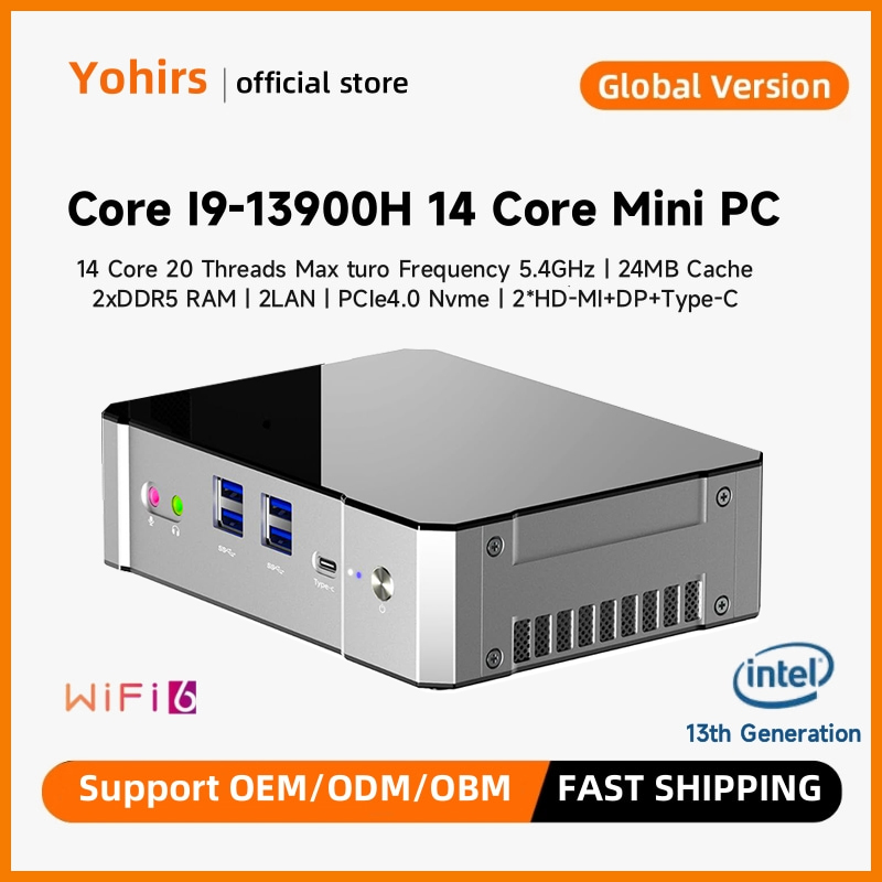Yohirs 13e generatie i9 13900H - Intel Core I9 13900H Mini Pc recensie en prijs
